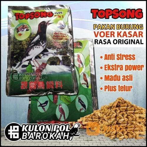 Pakan Burung Voer TOPSONG Besar Original Pur Pelet