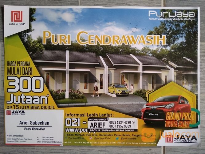 Cluster Murah Dp Dapat Dicicil 15x Puri Cendrawasih Di Puri Jaya Tangerang