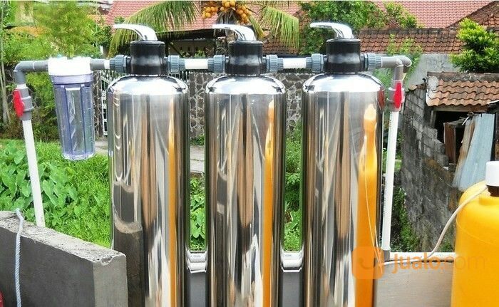 Filter Air Tanah Atau Air Pam Tabung Stainless Steel 1054 + Pasang