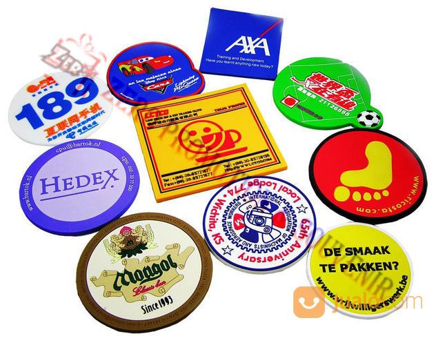Souvenir Promosi Tatakan Gelas Karet Murah - Rubber Coaster