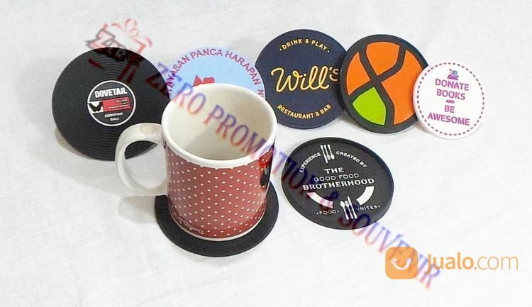 Souvenir Promosi Tatakan Gelas Karet Murah - Rubber Coaster