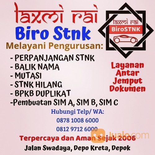 Biro Jasa Stnk Sim Jakarta Depok