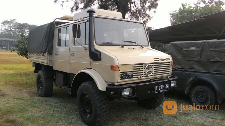 Barang Langka Mercy Unimog 1300L Diesel Double Cabin Tahun 1982