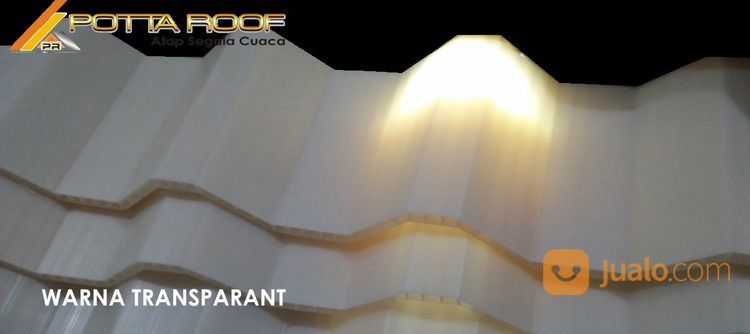 Atap PVC Pottaroof Transparan