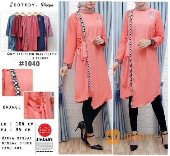 Baju Atasan Tunik Wanita Comb Renda Kangsjeans REAL PICT Grosiran