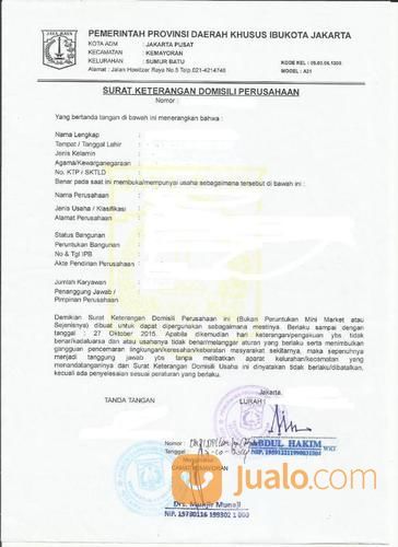 Pengurusan Permohonan Pendaftaran Domisili Usaha (SKDU)
