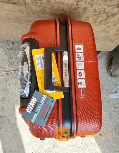 Tas Koper President Impor Non Zipper Kunci TSA