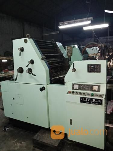 Mesin Cetak Kertas Oliver 58 New Mol Ex Japan Tahun 90
