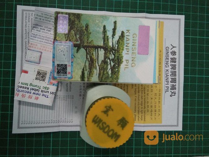 Kianpi Pil Ginseng Penggemuk Badan Asli/Original