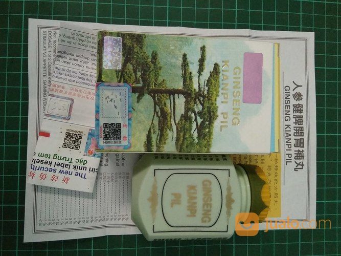 Kianpi Pil Ginseng Penggemuk Badan Asli/Original