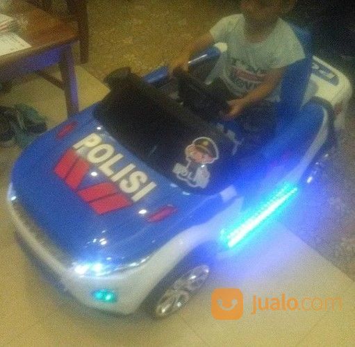Mobil Mainan Aki Polisi Range Rover Pmb