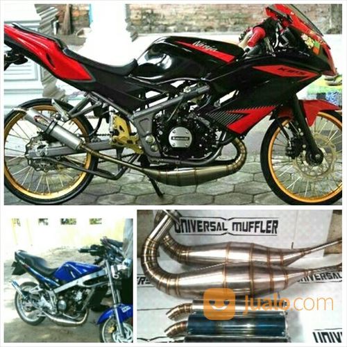 Knalpot Racing Ninja 150 R/Ss, Rr Full Stainles