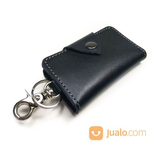 Dompet STNK Dan SIM Kulit Asli Model Lipat Dua Warna Hitam