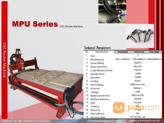 Mesin CNC Router Engraving 3 Axis Baru Termurah Berkualitas Dan Bergaransi
