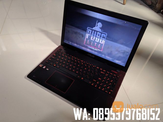 Gaming Laptop ASUS X550IU / Dual VGA 4,5GB / 8GB DDR4 / FX-9830 3,7GHz