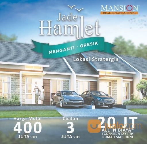 Rumah Dp Ringan Murah Jade Hamlet Camillia Menganti Surabaya Ready