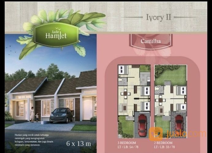 Rumah Dp Ringan Murah Jade Hamlet Camillia Menganti Surabaya Ready