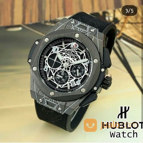 Jam Tangan Hublot Bigbang Rubber Strap PRIA