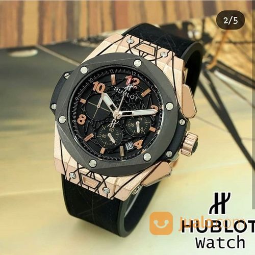 Jam Tangan Hublot Bigbang Rubber Strap PRIA