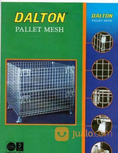 Pallet Mesh Besi Lipat- Pallet Mesh Box - Keranjang Besi Lipat Stocky Murah Nicktainer