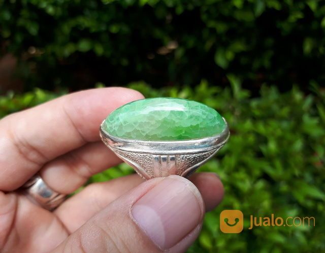 Batu Pandan Hijau PDN001 Serat Sisik Murah Terjangkau