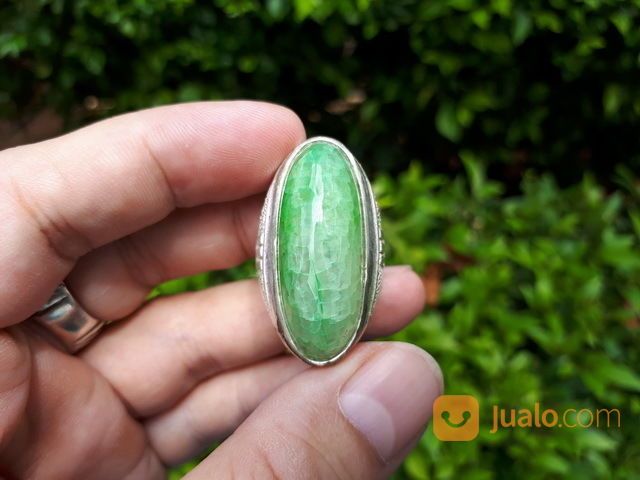 Batu Pandan Hijau PDN001 Serat Sisik Murah Terjangkau