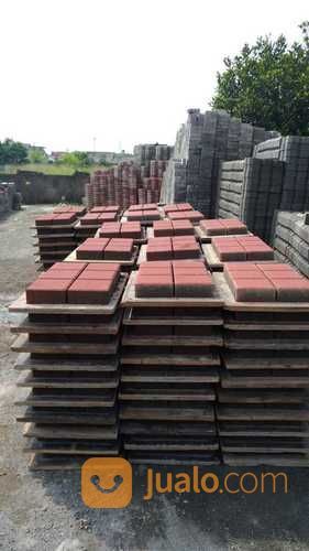 Paving 8cm Hidrolik Bata&Ubin Merah,Abu