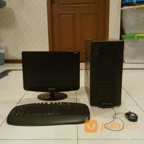 PC Core 2 Duo Desktop Computer (Komputer) + Monitor