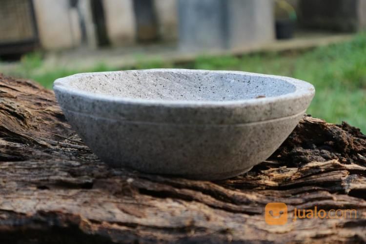 Ulekan Coet Cobek Batu Oval 10 Cm