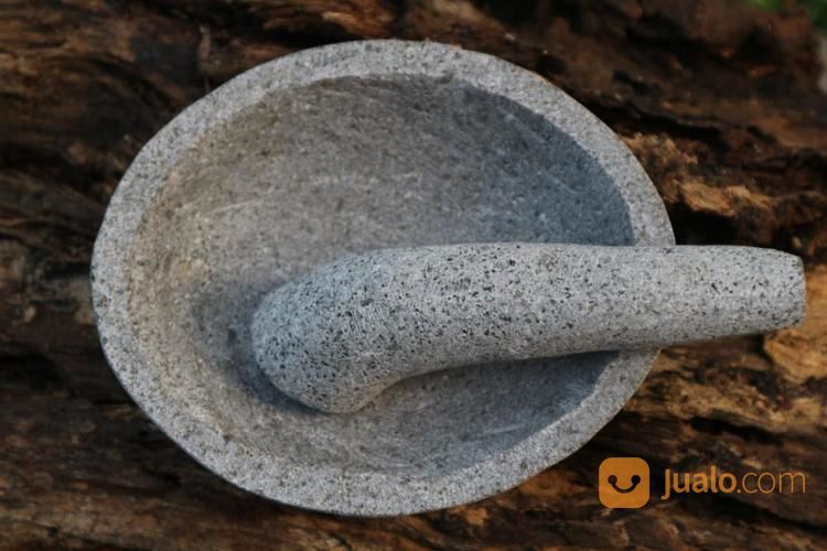 Ulekan Coet Cobek Batu Oval 10 Cm