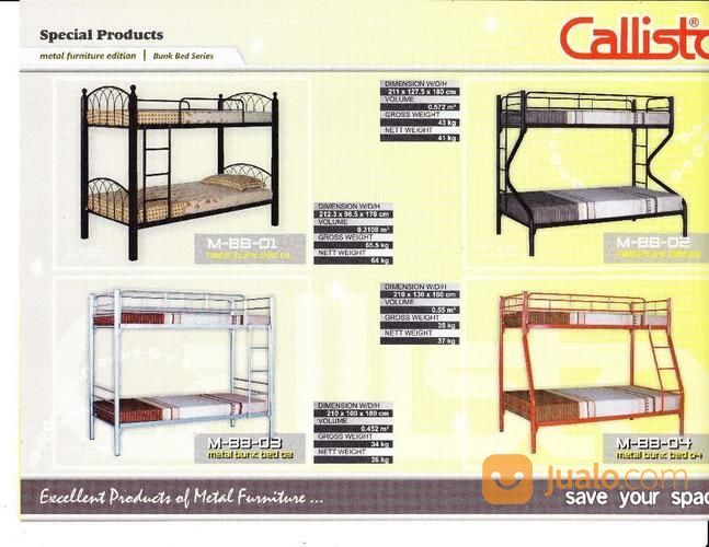 Tempat Tidur Tingkat Besi