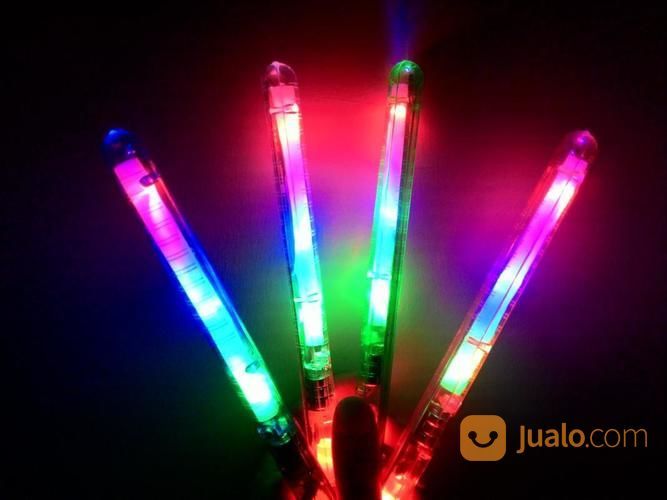 Stick Led Light Stick Lightstick Stickled Stick Lampu Nyala Kelap Kelip Tombol On Off Stick Police