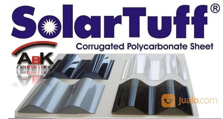 Atap Polycarbonate SolarTuff + Jasa Pemasangan (Harga Sendiri)
