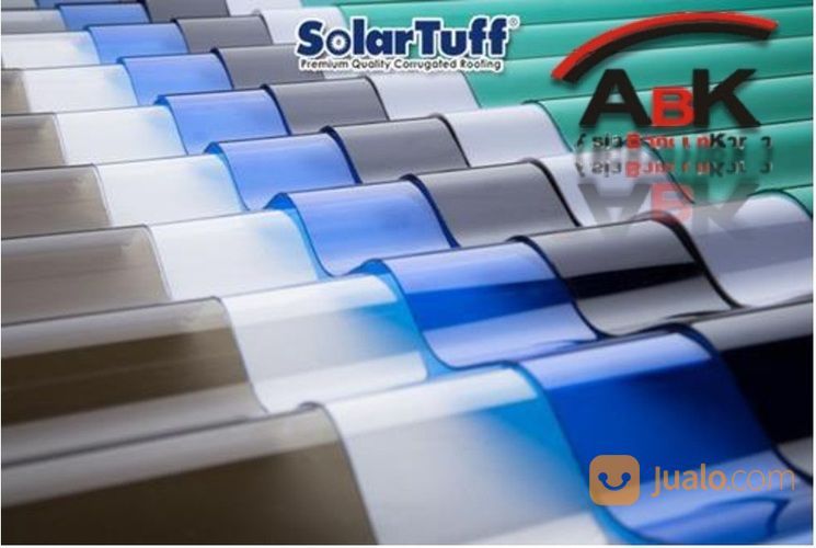 Atap Polycarbonate SolarTuff + Jasa Pemasangan (Harga Sendiri)