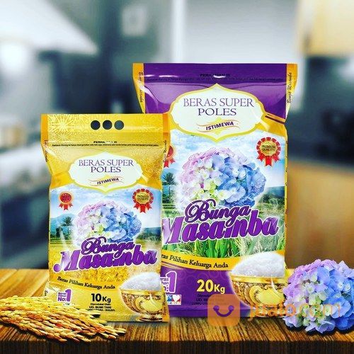 KEMASAN KARUNG ZAK BERAS LAMINASI OPP FULL COLOR PRINTING 20KG 10KG 5KG MAKASSAR SIDRAP PAREPARE