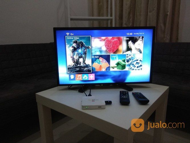 [BARU] LED TV SHARP LC-24LE170I + Android TV Box