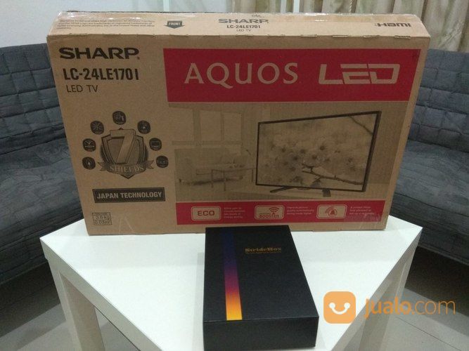 [BARU] LED TV SHARP LC-24LE170I + Android TV Box