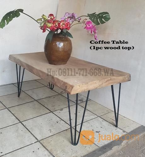Coffee Table Kayu Utuh