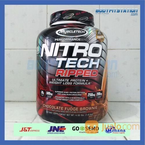 MuscleTech Nitro Tech Ripped 4 Lbs / 4lb 4lbs Fat Fatburn Iso Isolate Lb Loss Nitrotech Susu Whey