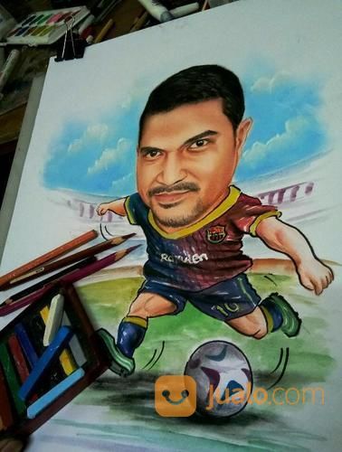Lukis Foto/ Wajah/ Karikatur (Handmade)