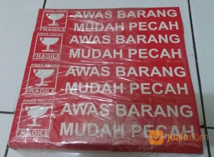 Stiker "FRAGILE" Utk Paket Barang