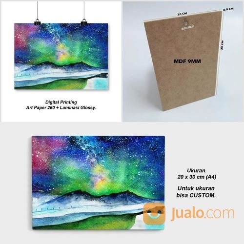 Hiasan Dinding, Poster, Wall Dekor, Wall Stiker, Lukisan Digital EV 71