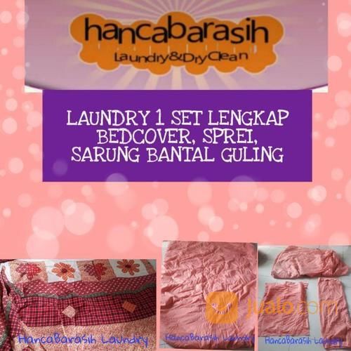Laundry Bedcover, Sprei, Sarung Bantal Guling (Paket Lengkap) Malang Antar Ambil Gratis
