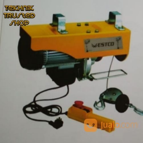 Electric Hoist 1200.Kg Panjang Seling 6.Meter/Mesin Katrol Lift Angkat Barang/BQ2