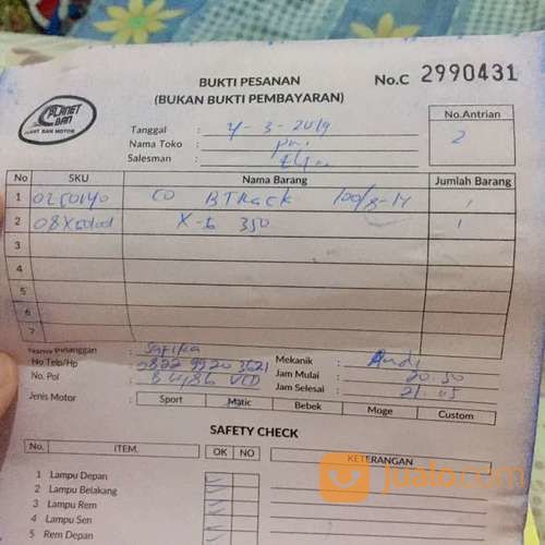 Honda Beat Karbu Warna Putih Okt 2010