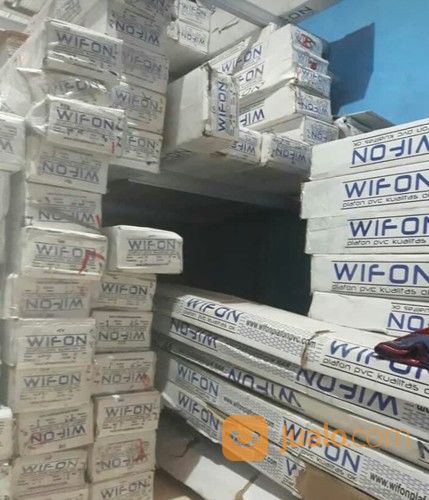 HARGA PLAFON PVC WIFON PER METER 1 DUS ISI 16 LEMBAR