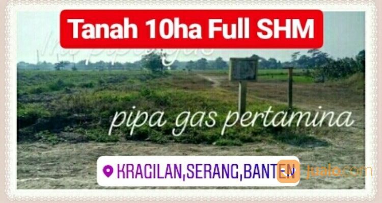 Tanah Kragilan 10 Hektar Zona Industri Kab Serang Banten