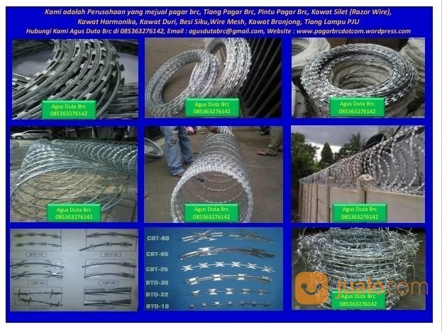 Kawat Silet Razor Wire Harganya Murah