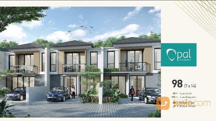 Rumah Cluster Baru Pondok Tjandra Candra Indah Waru Sidoarjo Surabaya
