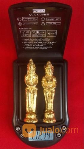 Patung Golek Kencana Perunggu Kuno Lapis Emas Asli Temuan Sungai Berantas